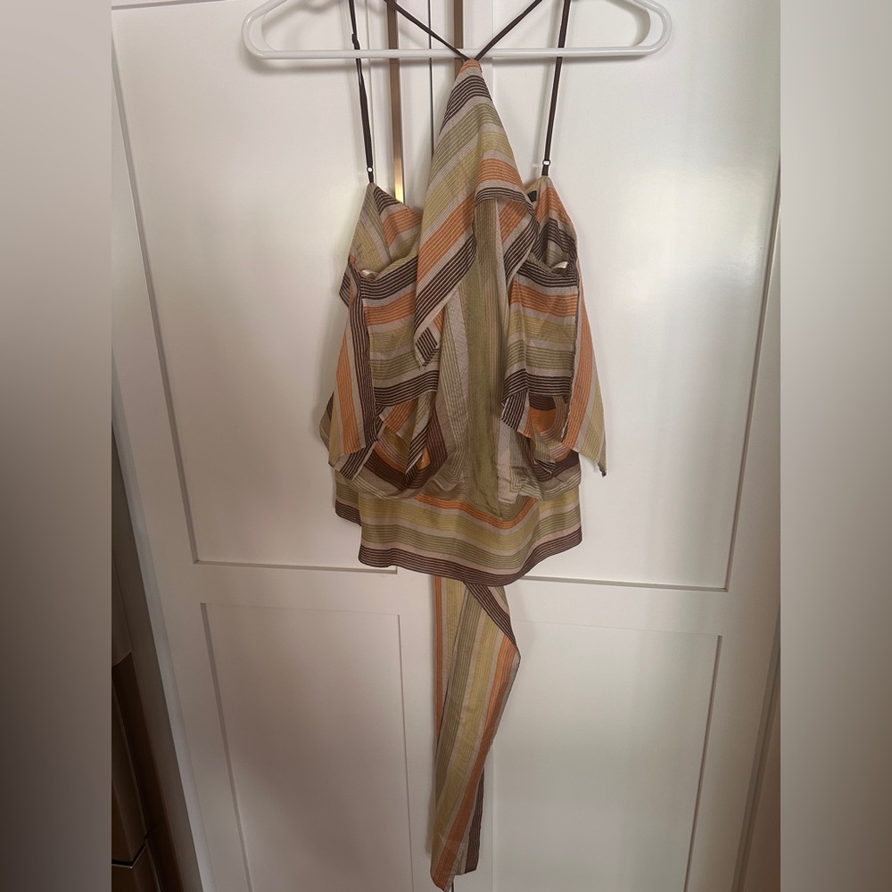 BCBGMaxAzria Multicolor Striped Camisole